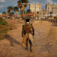 Instead of a mini-map, Origins gives players a compass in the center-top of the screen.